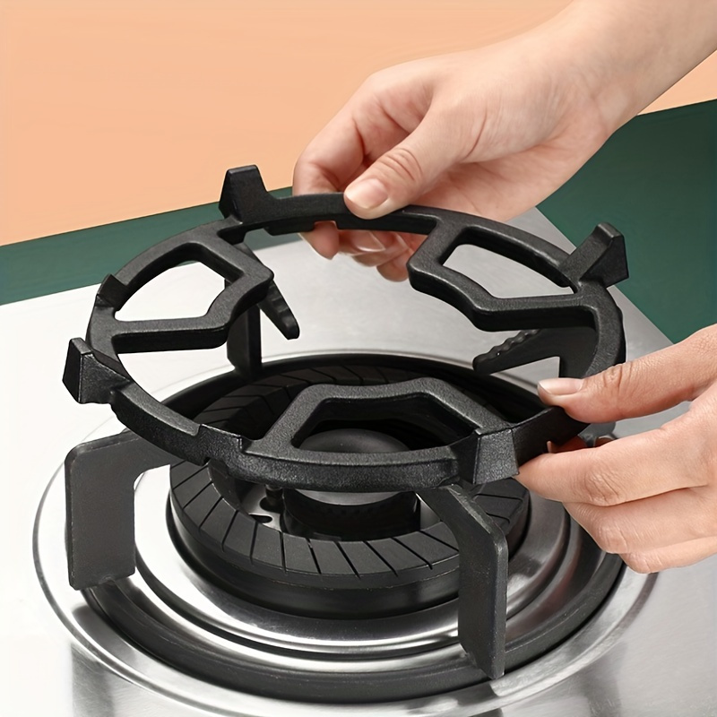 Wok Support Gas Stove Bracket Cooktop Cast Iron Wok Support - Temu