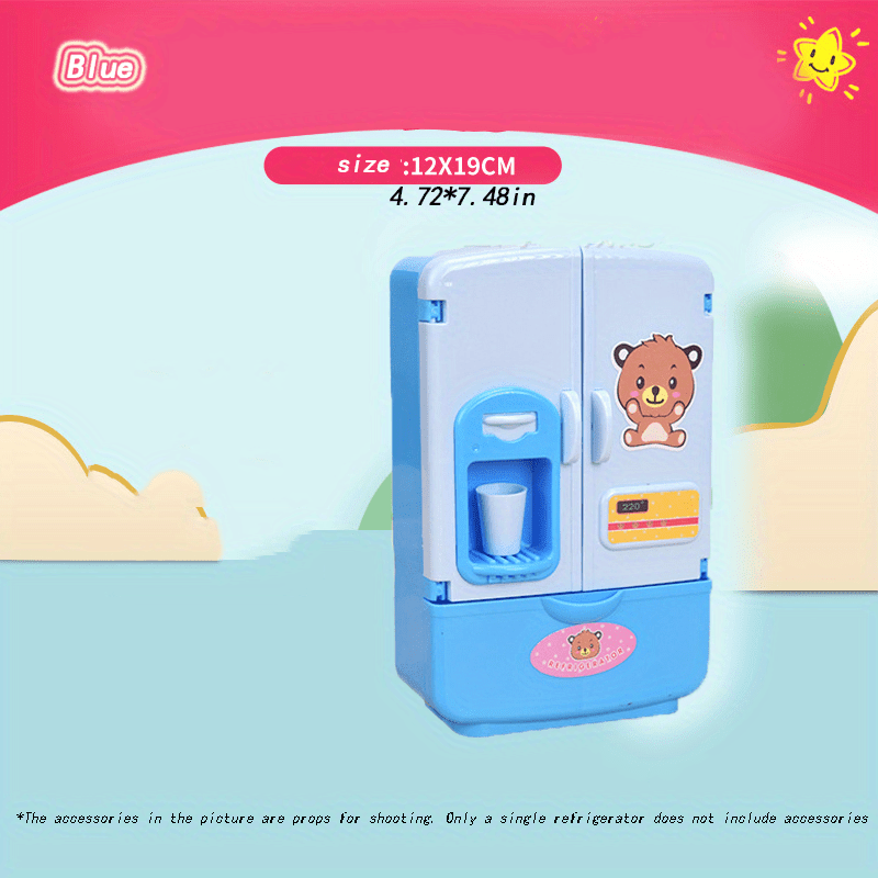 Mini Refrigerator Toys Simulation Food Children's Toys - Temu