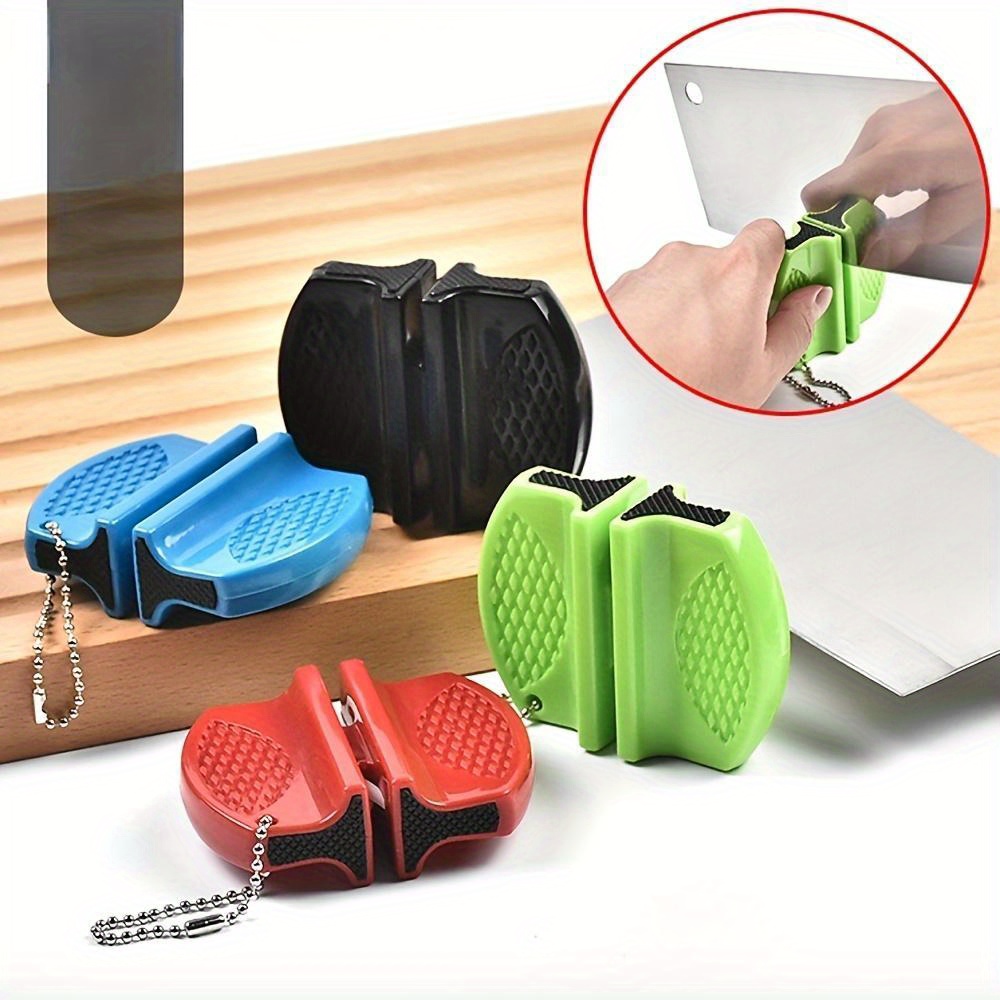 Small Portable Outdoor Knife Sharpener Mini Keychain Knife Sharpener  Kitchen Tool Kitchen Supplies, Hunting, Outdoor Camping - Temu