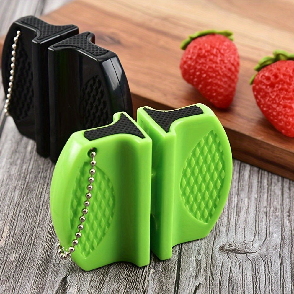 Small Portable Outdoor Knife Sharpener Mini Keychain Knife Sharpener  Kitchen Tool Kitchen Supplies, Hunting, Outdoor Camping - Temu