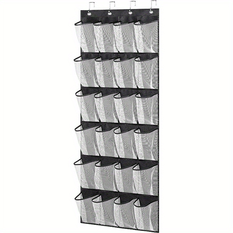 24 Grid Wall-mounted Shoes Organizer Rack Over Door Hanging