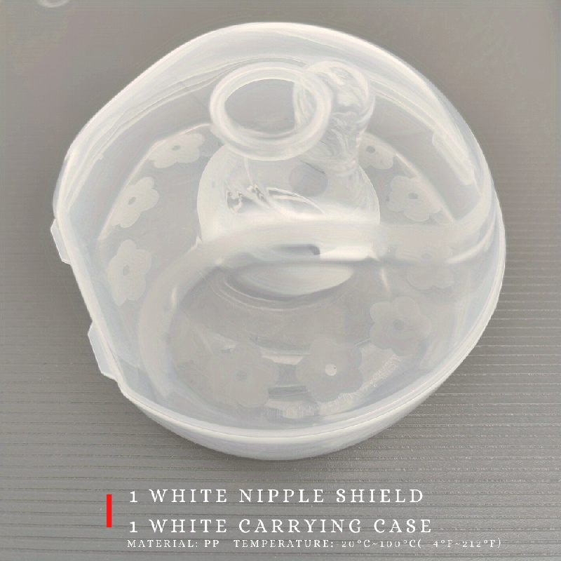 Lactating Nipple Shield For Breastfeeding, Nipper Shield For Flat And  Inverted Nipples, Bpa Free, Soft Silicone Shields - Temu