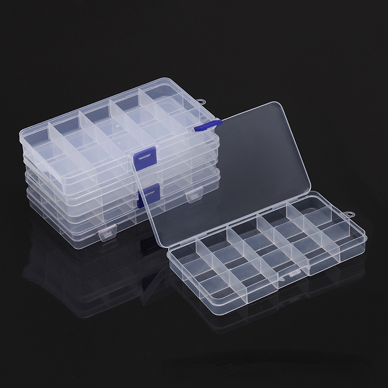 Storage Box, Craft Storage Container PP Plastic Box Organizer for Fishing  Baits for Office for Earrings for Home for Bedroom : : Home &  Kitchen