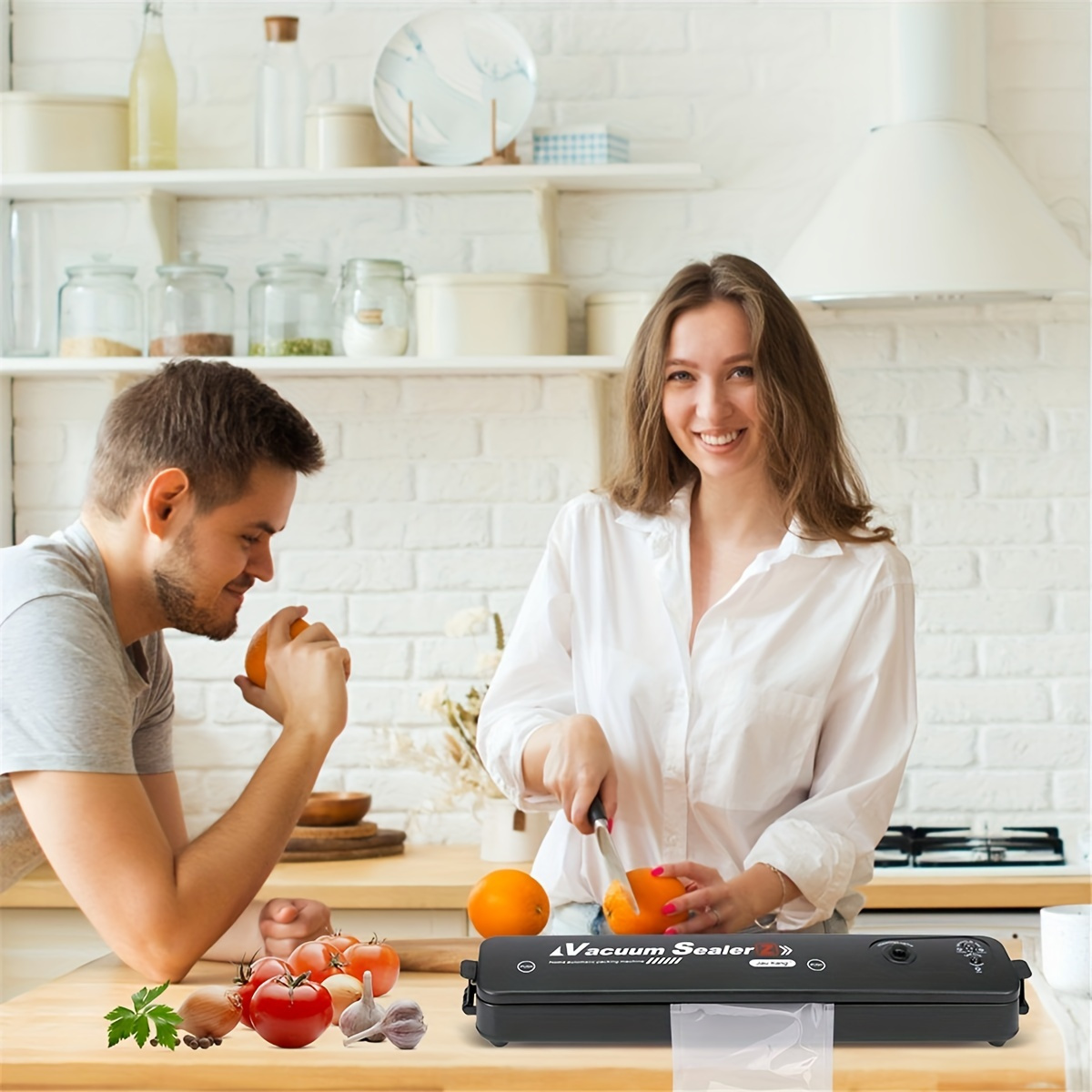 Compact Vacuum Sealer For Food Storage Automatic Air Sealing - Temu