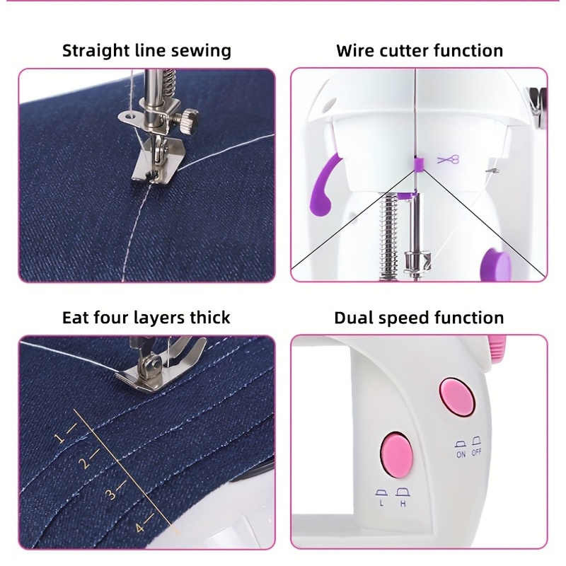 Mini Small Sewing Machine Upgrade Your Home Sewing With The - Temu