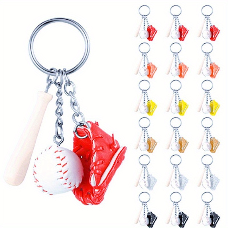 Baseball Keychain, Sports Alloy Durable Key Ring, Softball Key Chain Charm  For Handbags, Purses, Bags, Belts - Temu Philippines