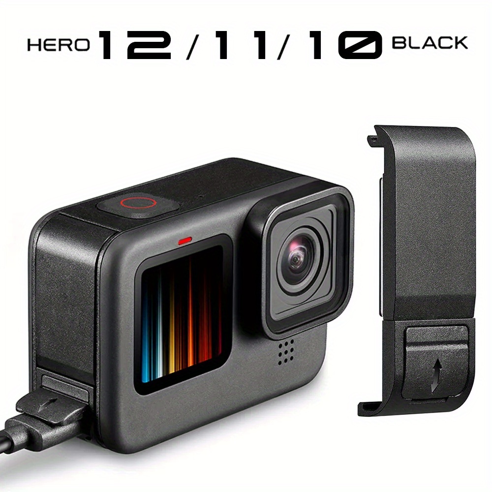 Porte Latéral Amovible Batterie pour Caméra d'Action GoPro Hero 12 / 11 /  10 / 9 - Maison Du Drone