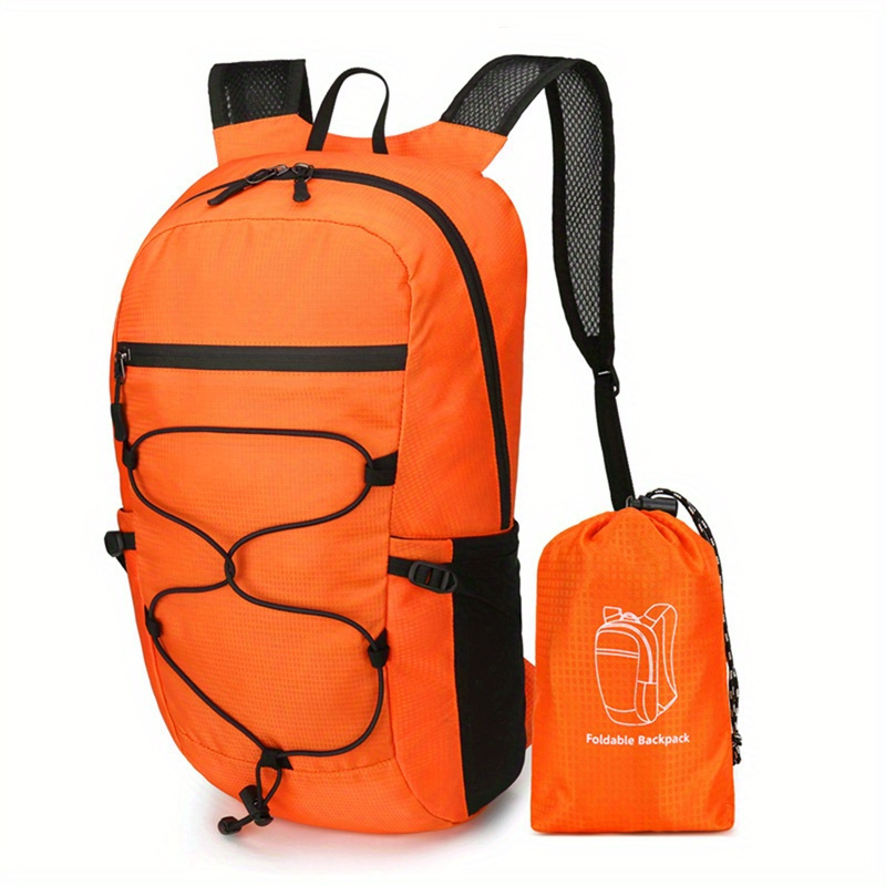 1 Uds. Mochila empacable ligera de 20L, mochila pequeña plegable para  senderismo, mochila de día par MFZFUKR 221669-3