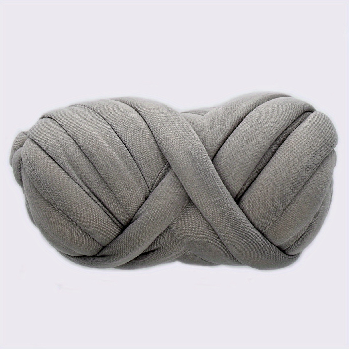 Bulky Chunky Yarn Super Soft Arm Knitting Roving Crochet Blanket Craft Grey