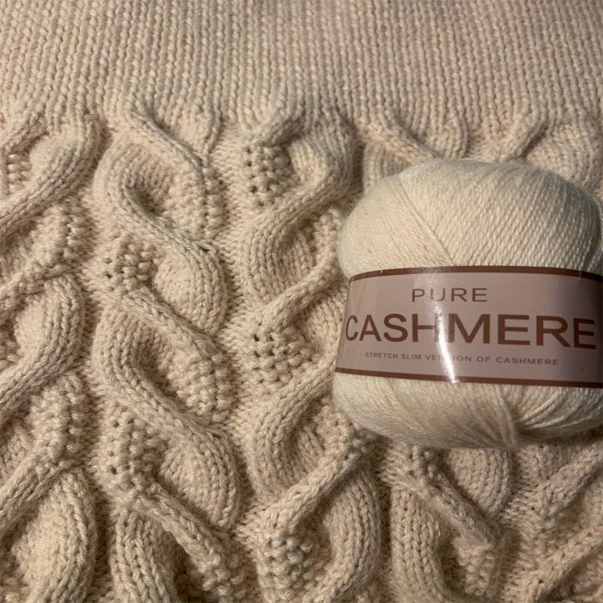 GENEMA 4 Rolls Long Plush Soft Cashmere Yarn Hand Knitted Thread for  Cardigan Scarf Crochet Wool Yarns 200 Grams 