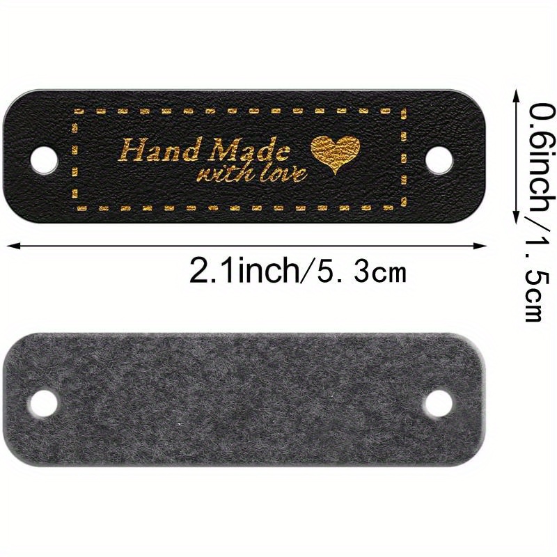 10 Labels - Handmade - 5 cm, Accessories