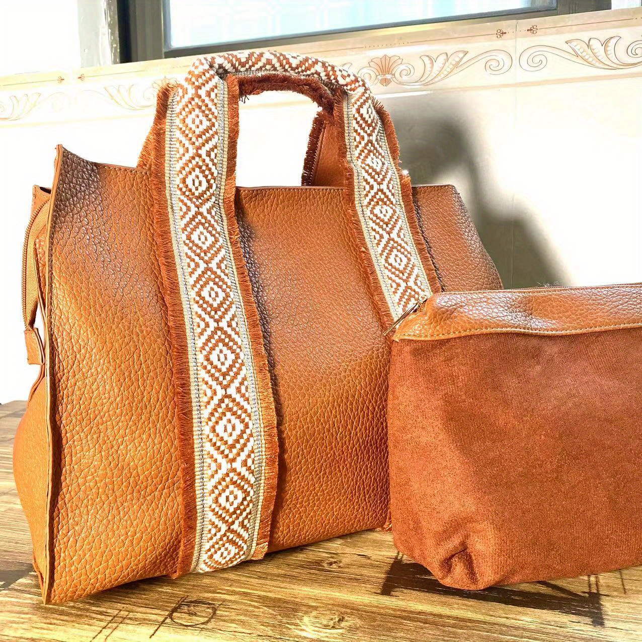 Fashion Top-Handle Handbag Satchel Bags Waterproof Crossbody Bag PU Transparent PVC Ladies Shoulder