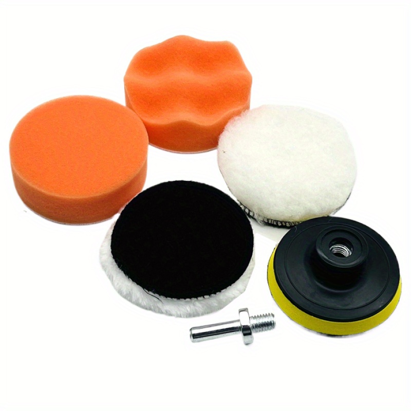 

Polishing Pad Car Polishing Pad Kit Installation And Disassemble Conveniently With M10 Drill Adapter For Car Polisher Power Tool