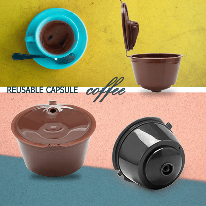 1 Taza Filtro Cápsula Café Reutilizable: Recargable - Temu