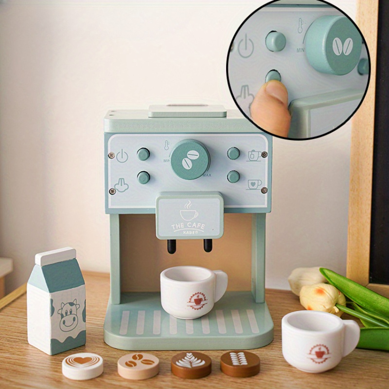 Pretend Play House Afternoon Tea Set, Children's Toys Simulation Coffee  Machine Toys For Girls Boys, Coffee Maker Toy Kitchen Game For Kids  Birthday Christmas Gift - Temu