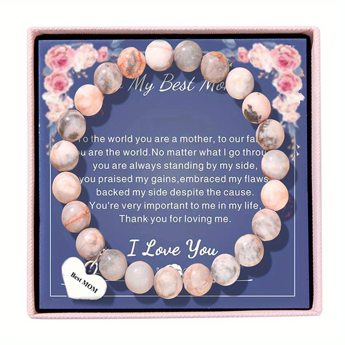 classic elegant stone bracelet gift box card Temu Philippines