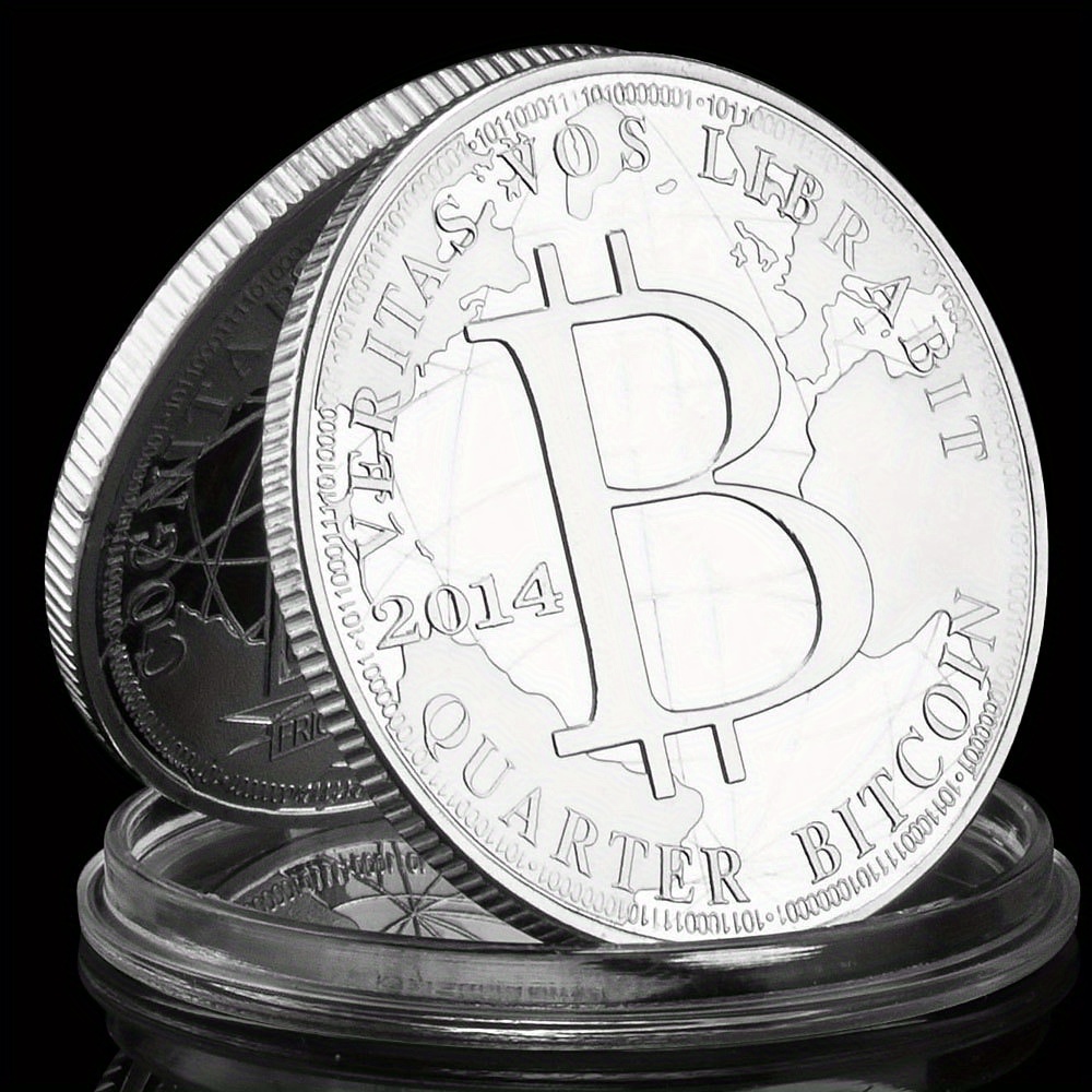 Moneta Bitcoin Placcata In Oro 40 Mm Moneta Criptovaluta - Temu Switzerland