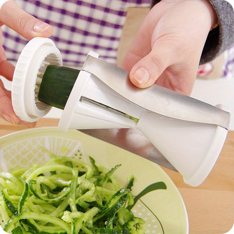 Vegetable Spiralizer, Manual Zucchini Noodle Maker With Strong Suction Cup,  Zoodles Spiralizer For Potato, Multifunctional Vegetable Slicer, Fruit  Grater, Shredder, Kitchen Stuff, Kitchen Gadgets - Temu