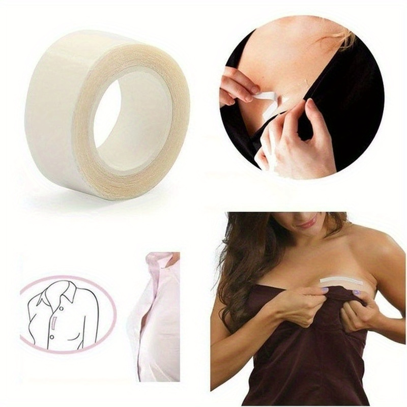 36Pcs Self Adhesive Double-Sided Fashion Body Tape Safe tape Clear Bra Tape