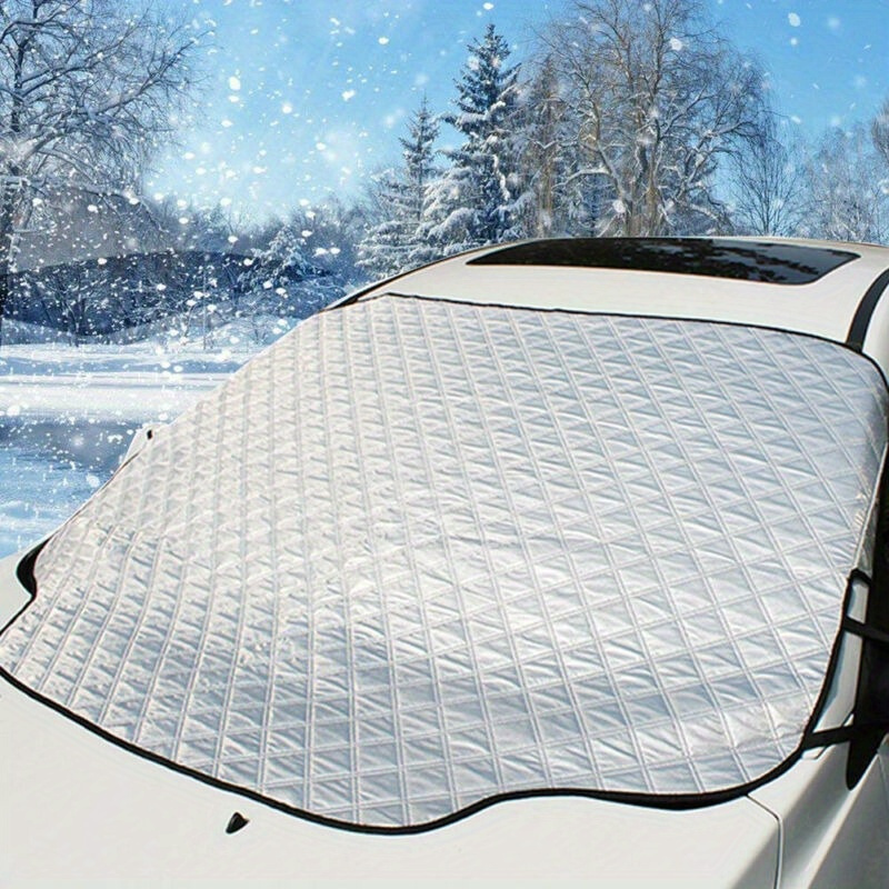 Car Front Windshield Sun Umbrella Snow Covers Magnetic - Temu