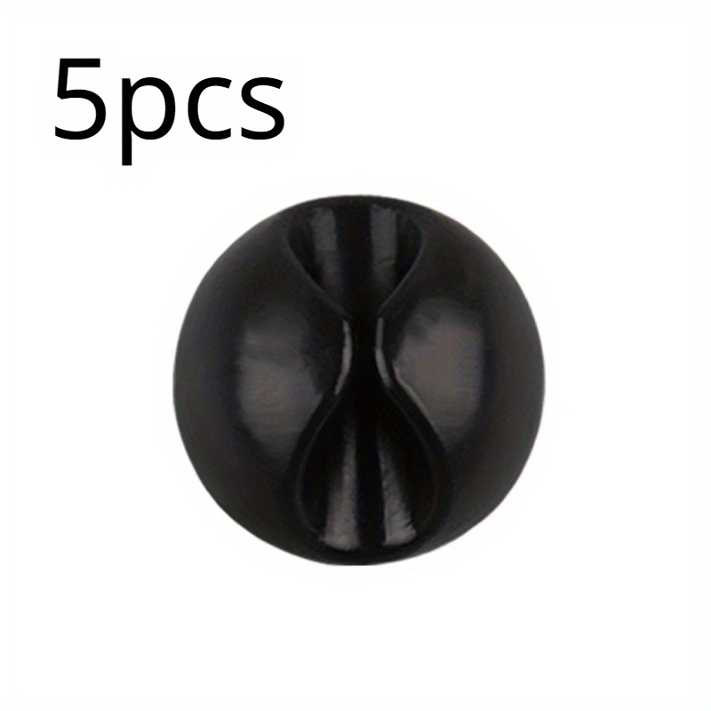 5pcs Dispositif De Fixation De Câble Circulaire, Utilisé Pour Le