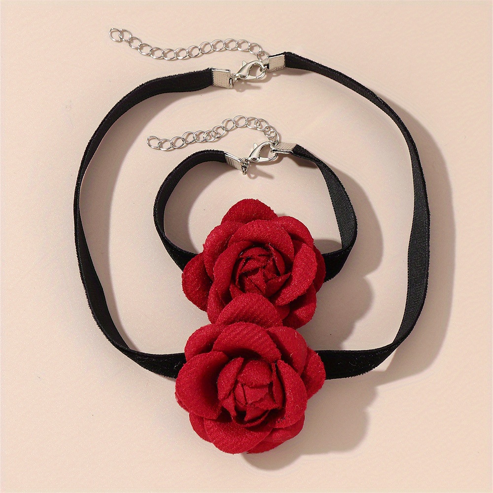 Collana Rosa Rossa Conservata A Forma Cuore Regalo Perfetto - Temu Italy