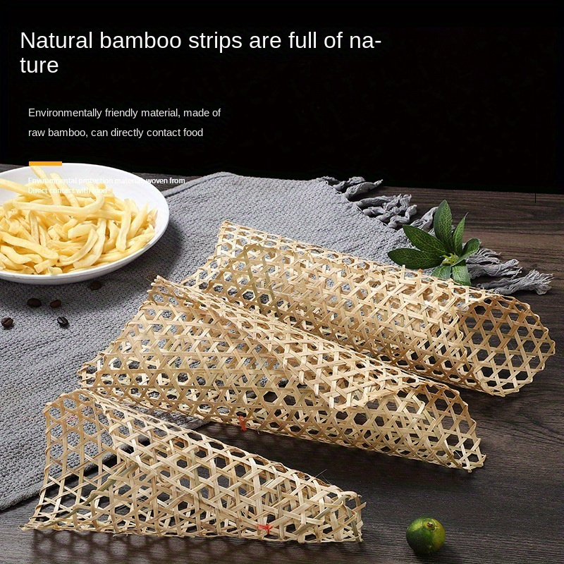 Bamboo Placemats Handwoven Hexagonal Table Pads Natural - Temu