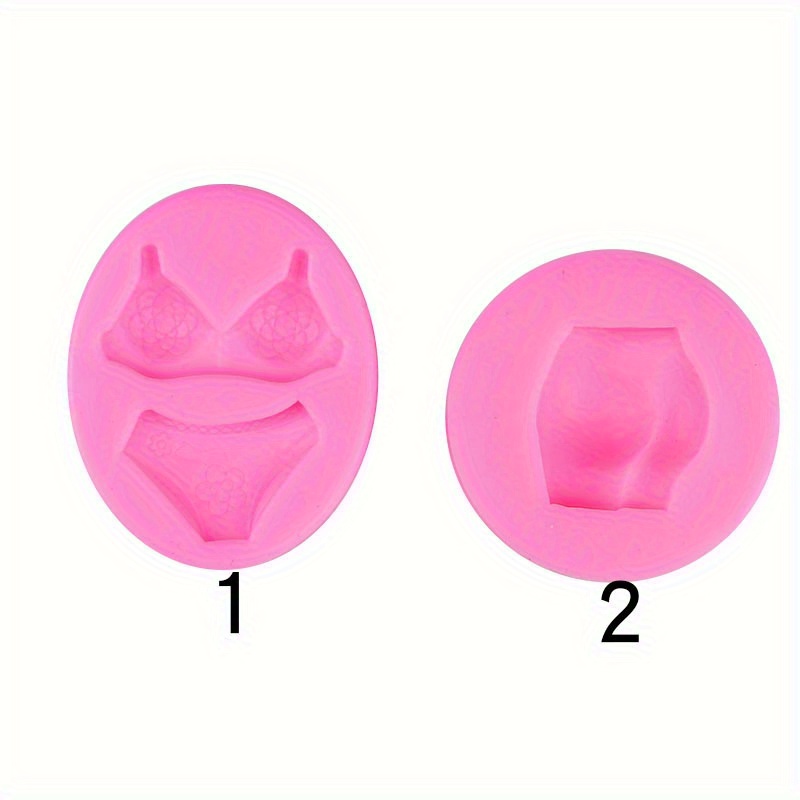 Bikini Shape Silicone Mold, 3d Fondant Mold For Diy Pudding Chocolate Candy  Desserts Gummy Handmade Soap Aromatherapy Candle Plaster Polymer Clay Ice  Cube, Bakeware, Cake Decorating Supplies, Baking Supplies, Kitchen Items 