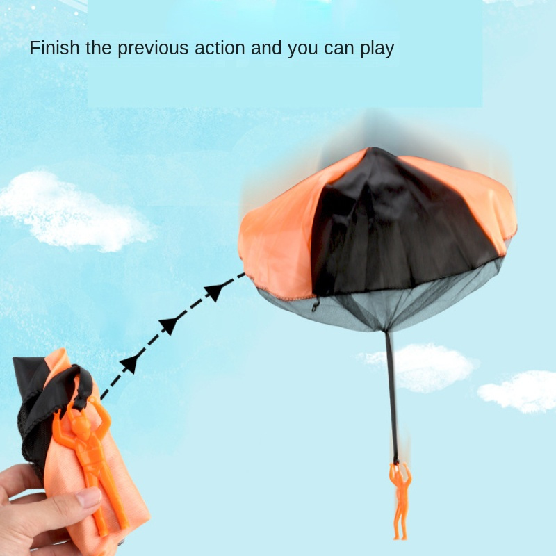 Children's Hand Thrown Parachutes & Soldiers' Parachutes