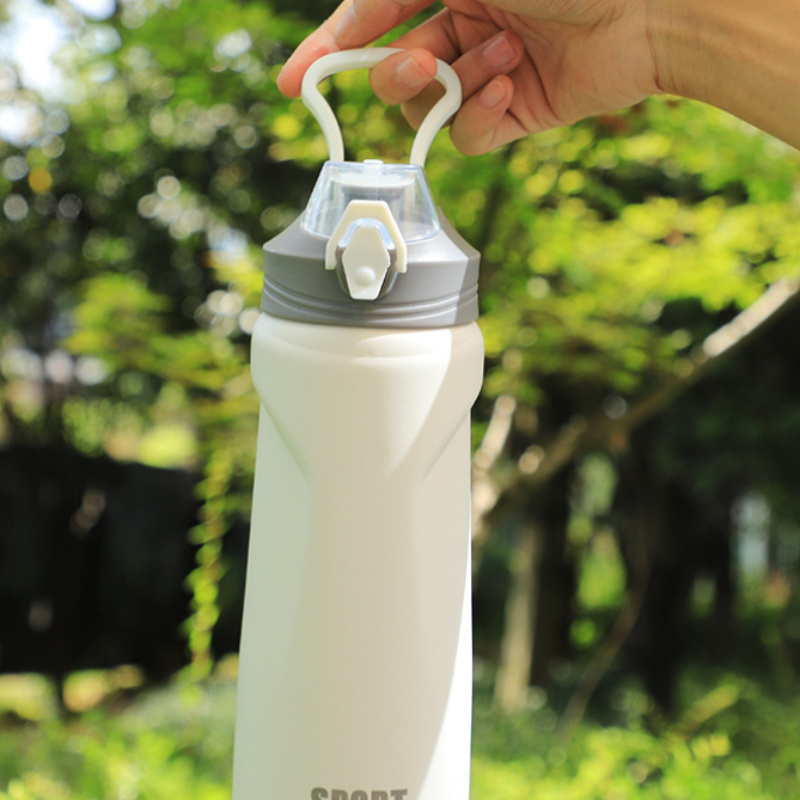 Stainless Steel Insulated Water Cup, Large Capacity Leakproof Straw Water  Bottle, Portable For Outdoor Sports, Fitness - Temu