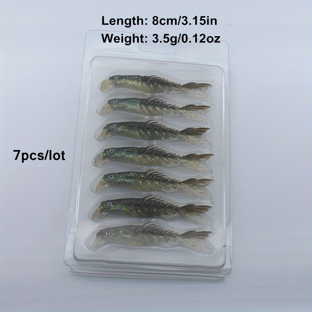 Artificial Soft Baits Multi Segments Fishing Lures Bass Pike - Temu
