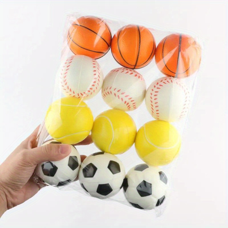 Soft Foam Sponge Sports Balls Mini Sports Balls Squeezable - Temu