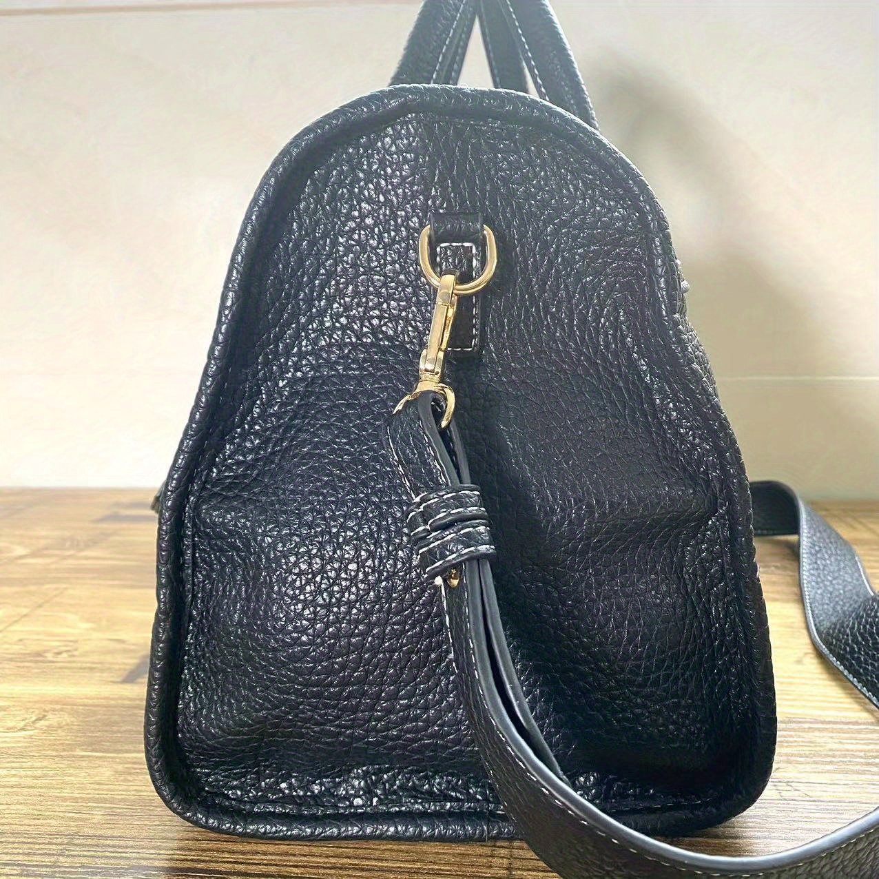 Libaire, Bags, Libaire Large Black Leather Shoulder Bag