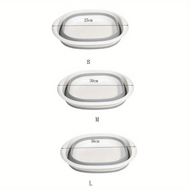 Plastic Folding Basins Portable Wash Basins Laundry Tub Adult Baby Bath Basin