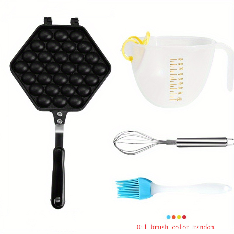 Egg Waffle Maker Pan, Non-stick Egg Waffle Pan, Egg Waffle Mold,  Electromechanical Gas Frying Pan, Commercial Household Breakfast Pan, For  Home Restaurant Kitchen Snack Bar, Kitchen Accessories, Baking Tools,  Cookware Items 