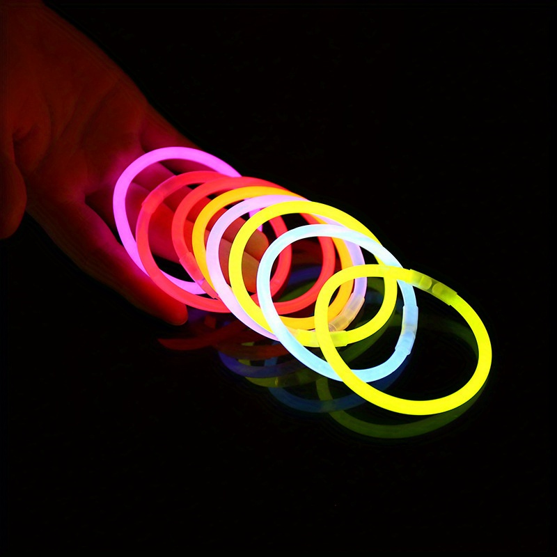1pc Led Glow Wands Pulseras Aretes Brillan En Oscuridad - Temu