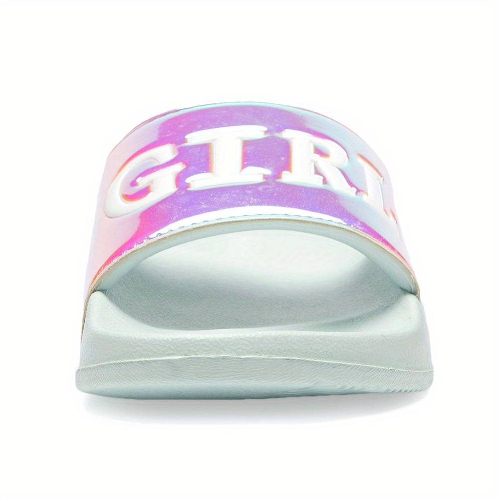 Holographic pink online slides