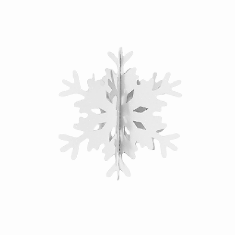 Christmas White Plastic Glitter Snowflakes Ornaments - Temu