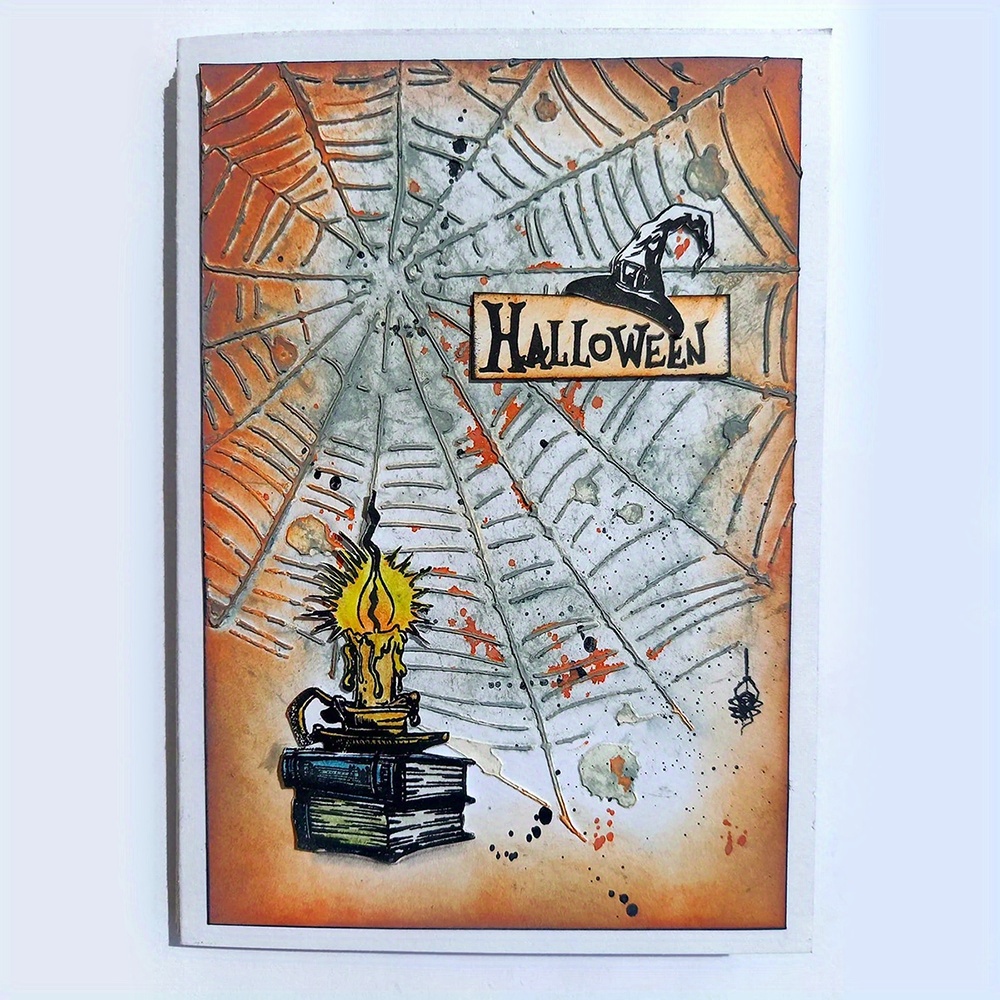 Happy Halloween Clear Stamps Sets Card Making ： Rip / Stone Steles On  Halloween Night / A Burning Candle Clear Stamps For Diy Craft Art Handmade  Gift Blessing Birthday Thanks Card Halloween Card - Temu