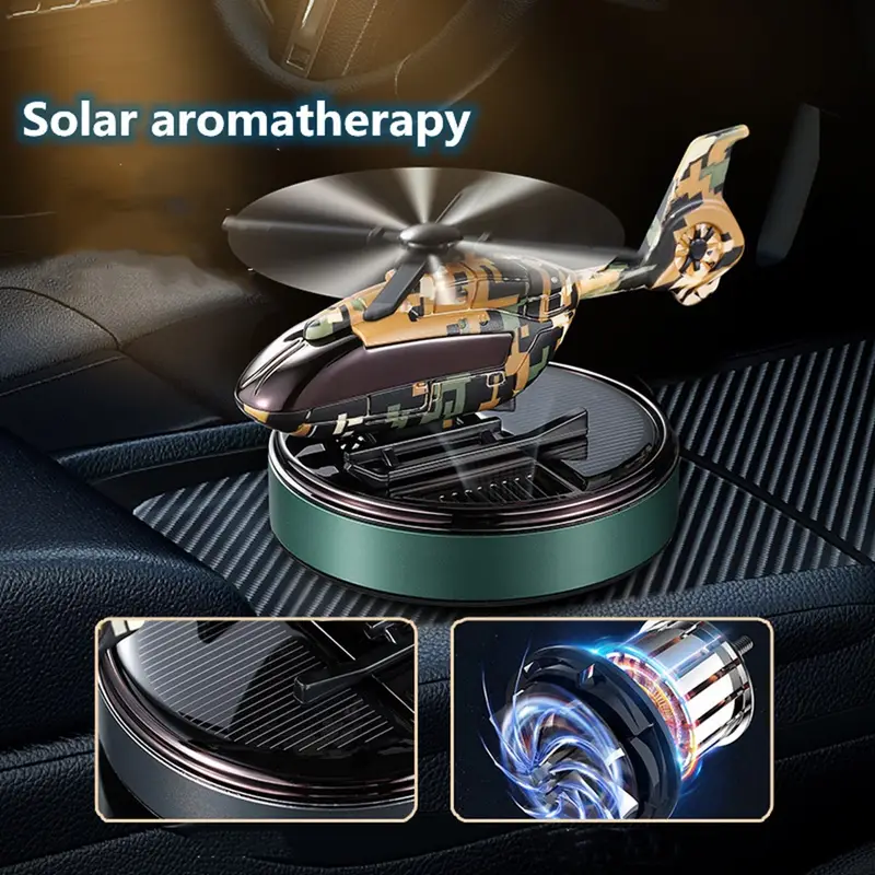 Solarbetriebener Auto-Lufterfrischer – Aromatherapie, Auto-Duftdiffusor,  Geruchsbeseitiger, Langanhaltender Lichtduft, Solarbetriebene