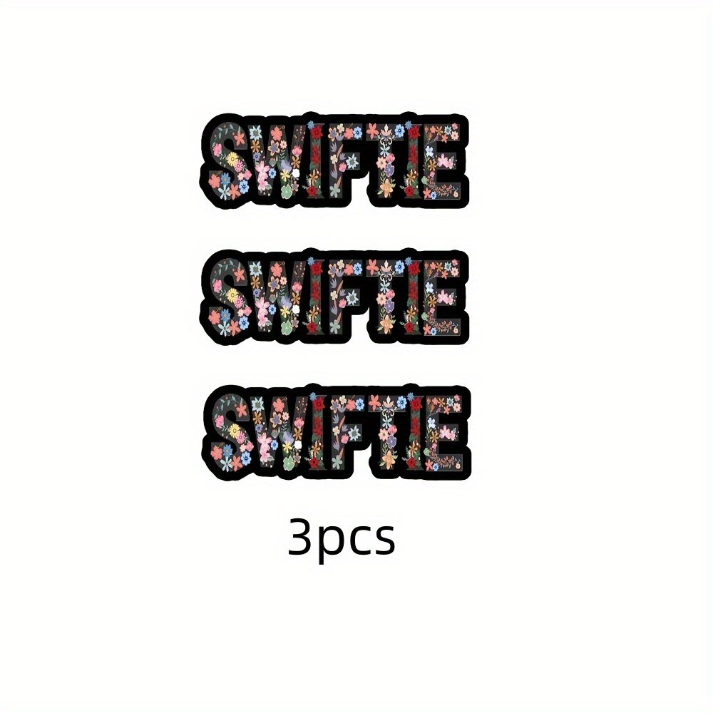 3pcs Swiftie Stickers, Vinyl Decal For Cars Trucks Walls Laptop Skateboard