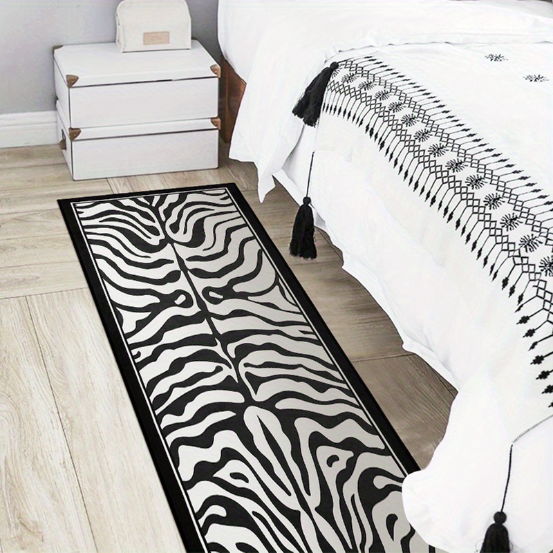 Modern Simple Tiger Fur Print Area Rug Anti slip Non - Temu