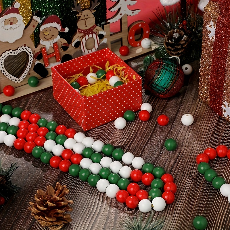 Red Christmas Beads 