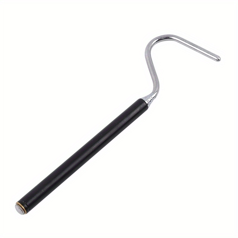 Snake Hook Stainless Steel Black Adjustable Long Handle - Temu