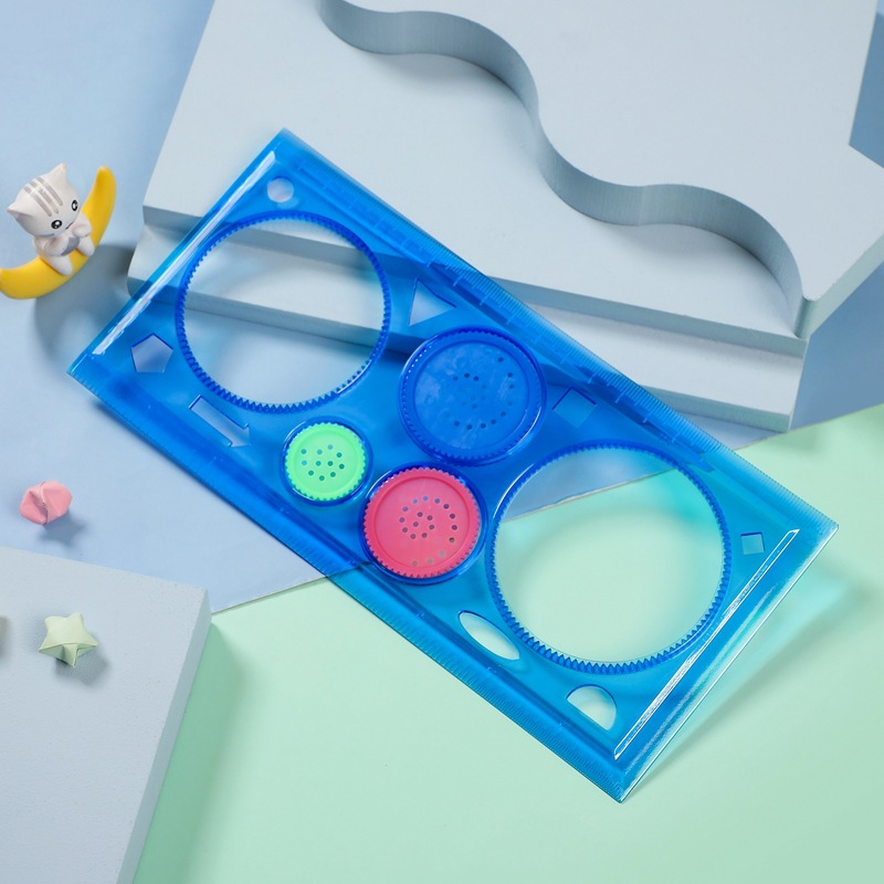 1Pc Random Colored Silicone Dough Scraper With Scale Ruler