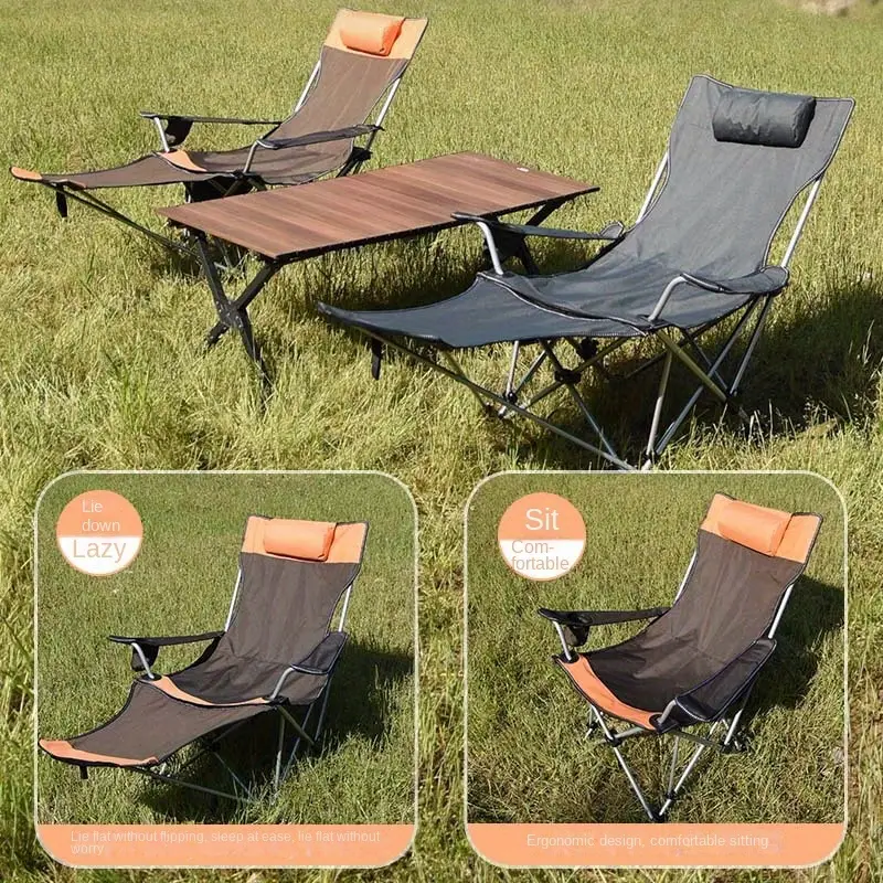 Folding Ultralight Portable Moon Chair Recliner Folding Chair For Outdoor  Fishing Camping, Today's Best Daily Deals