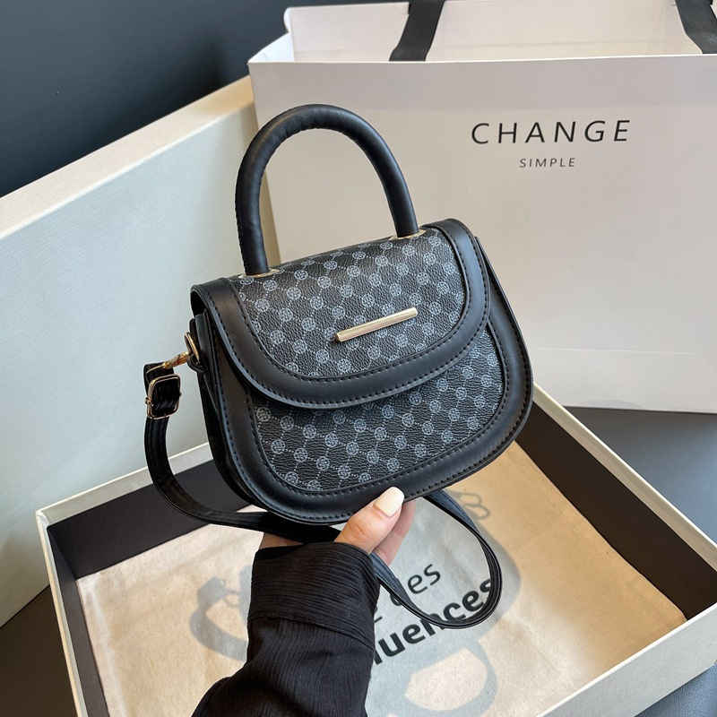 Elegant Printed Handbag, Small Flap Crossbody Bag, Women's Office & Work  Purse With Top Handle - Temu