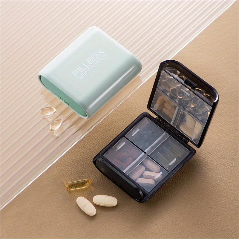 Pill Box Pill Organizer Small Pill Box Pill Box for Purse -  UK