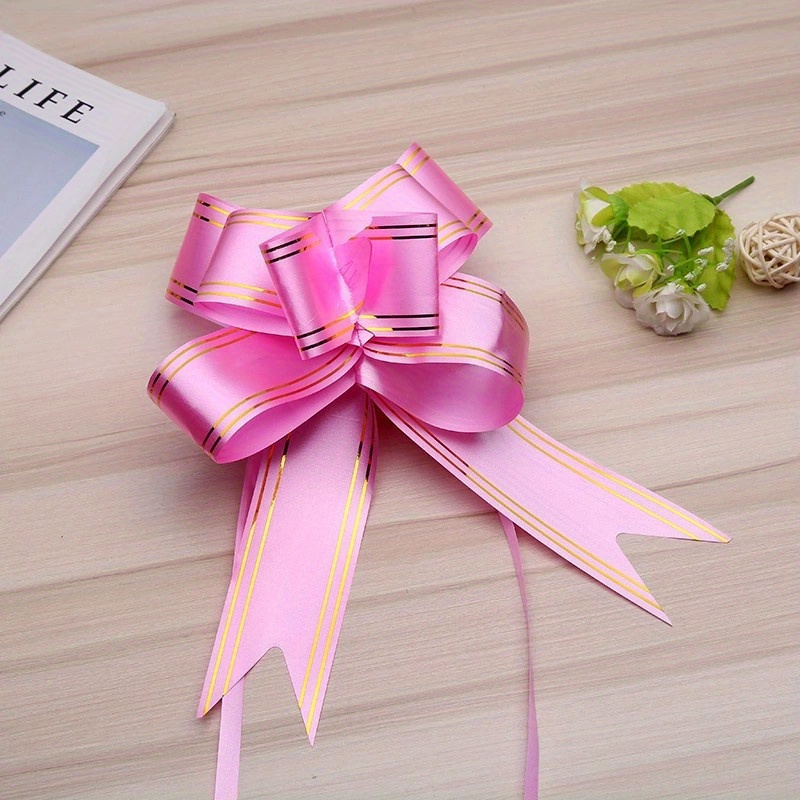 Wrapping Decorations: Bows Pull Ribbons Knots Bows For Gift - Temu