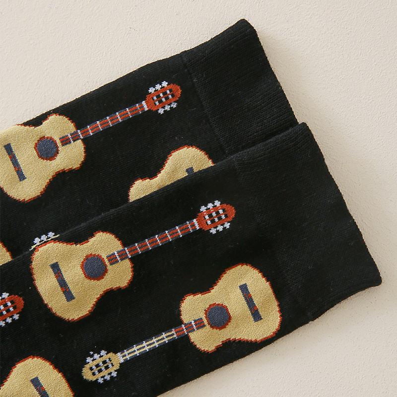 Calcetines con dibujos de Guitarras